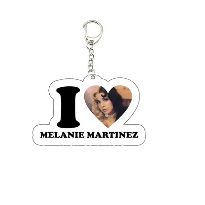 Melanie Martinez Key Chain Key Ring Keychain for Accessories Bag Acrylic Sunny Pendant Melanie Martinez Keyring Chains Jewelry F