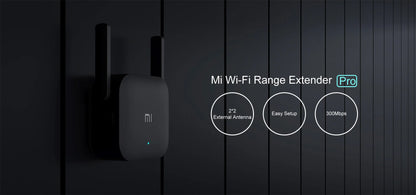 Xiaomi Repeater WiFi Pro Mi Amplifier Network Expander Router Power Extender Roteador 300M 2.4G 2 Antenna for Router Home Office